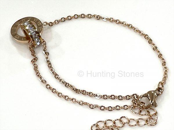 Crystal Roman Numeral Bracelet