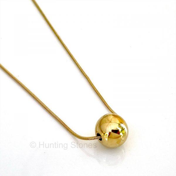 Gold Ball Necklace