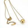 Gold Ball Necklace