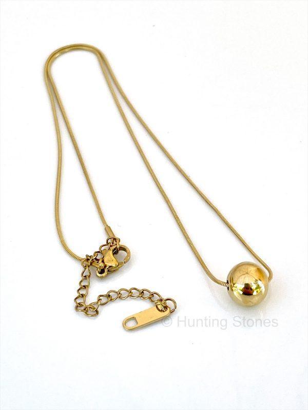 Gold Ball Necklace