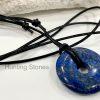 Lapis Lazuli Leather Necklace