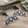 Unisex Whale Tail Turtle Surfer Necklace -  Love Strength and Endurance
