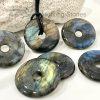 Unisex Natural Labradorite Gemstone Necklace