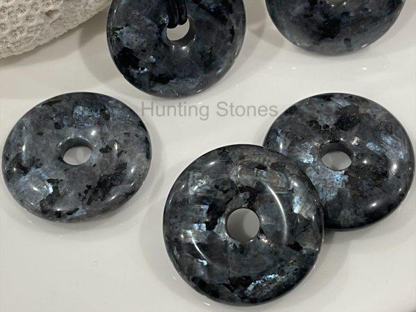 Dark Natural Labradorite Gemstone Necklace