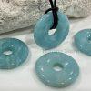 Unisex Natural Amazonite Gemstone Necklace