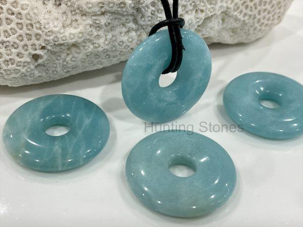 Unisex Natural Amazonite Gemstone Necklace