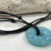 Unisex Natural Amazonite Gemstone Necklace