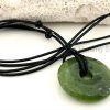 Canadian Jade Leather Necklace