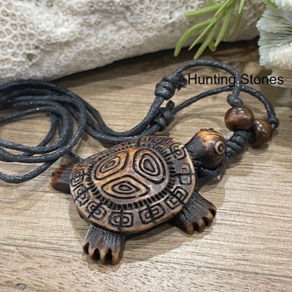 Unisex Tribal Turtle Surfer Necklace