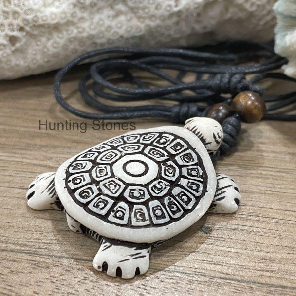 Unisex Tribal Turtle Surfer Necklace