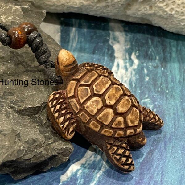 Unisex Tribal Turtle Surfer Necklace