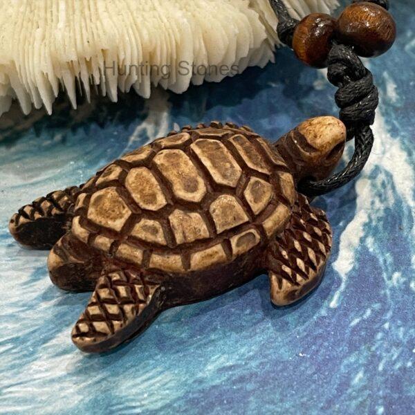 Unisex Tribal Turtle Surfer Necklace