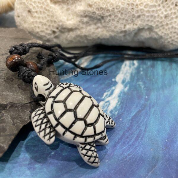 Unisex Tribal Turtle Surfer Necklace