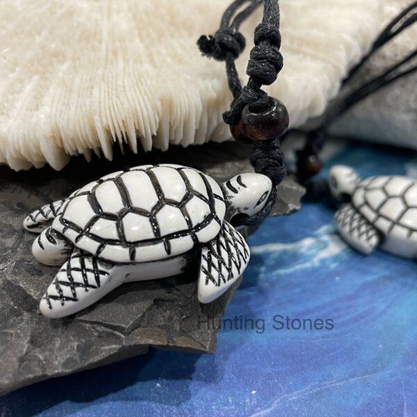 Unisex Tribal Turtle Surfer Necklace