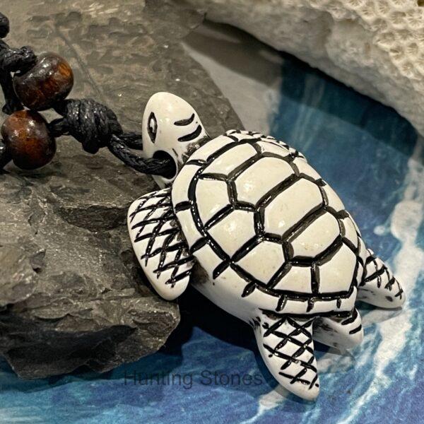 Unisex Tribal Turtle Surfer Necklace