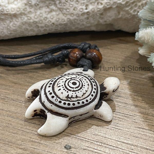 Unisex Tribal Turtle Surfer Necklace