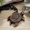 Unisex Tribal Turtle Surfer Necklace