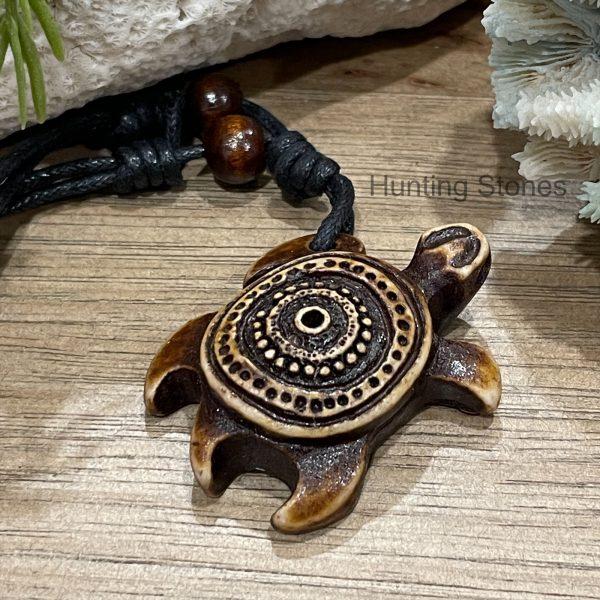 Unisex Tribal Turtle Surfer Necklace