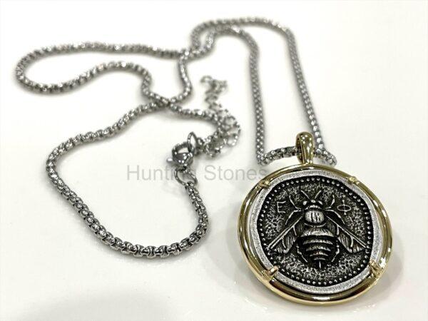 Adorable Bee Coin Necklace