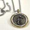 Unisex Seahorse Coin Necklace
