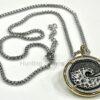 Unisex Ocean Wave Coin Necklace