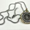 Unisex Virgin Mary Coin Necklace