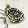 Unisex Virgin Mary Coin Necklace