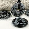 Snowflake Obsidian Necklace