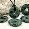 Unisex Natural Kambaba Jasper Gemstone Necklace