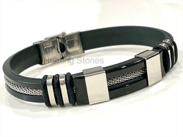 Men's Cool Braided Stainless Steel Bracelet - Unisex