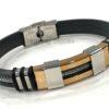 Men's Cool Braided Stainless Steel Bracelet - Unisex