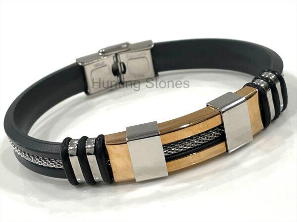 Men's Cool Braided Stainless Steel Bracelet - Unisex