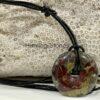 Unisex Natural Dragon Blood Jasper Gemstone necklace