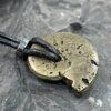 Stunning Ammonite Pyrite Fossil and Hematite necklace