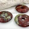 Unisex Natural Dragon Blood Jasper Gemstone necklace