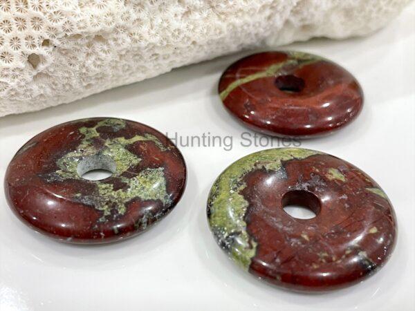 Unisex Natural Dragon Blood Jasper Gemstone necklace