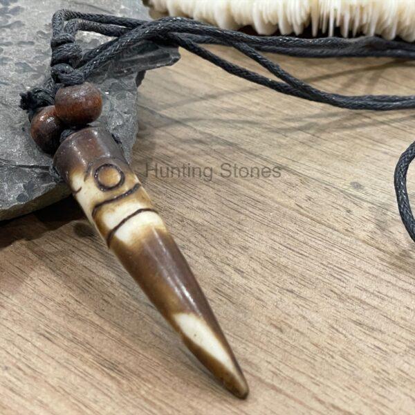 Unisex Tiger Tooth Surfer Necklace