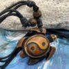 Unisex Yin Yang Turtle Surfer Necklace - Harmony Balance