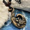 Unisex Tribal Maori Koru Turtle Surfer Necklace - Happiness Long Life Good Luck