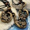 Unisex Tribal Maori Koru Turtle Surfer Necklace - Happiness Long Life Good Luck