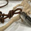 Men's Cross Tag Genuine leather necklace