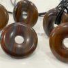 Unisex Natural Red Iron Tigers Eye Hematite Gemstone