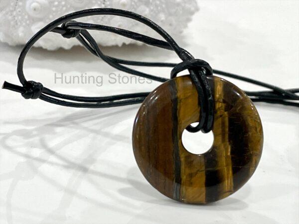 Unisex Natural Iron Tigers Eye Gemstone