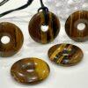 Unisex Natural Iron Tigers Eye Gemstone