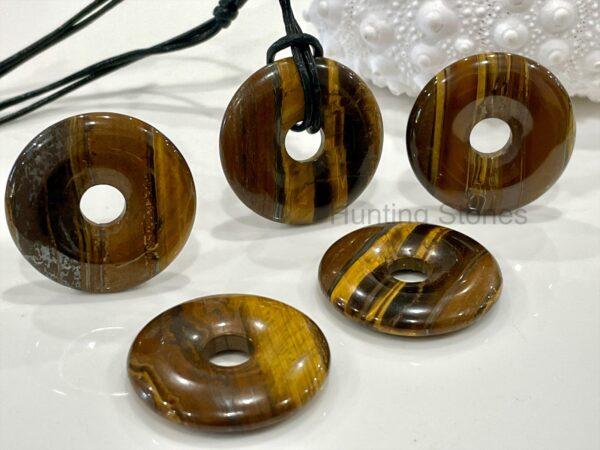 Unisex Natural Iron Tigers Eye Gemstone