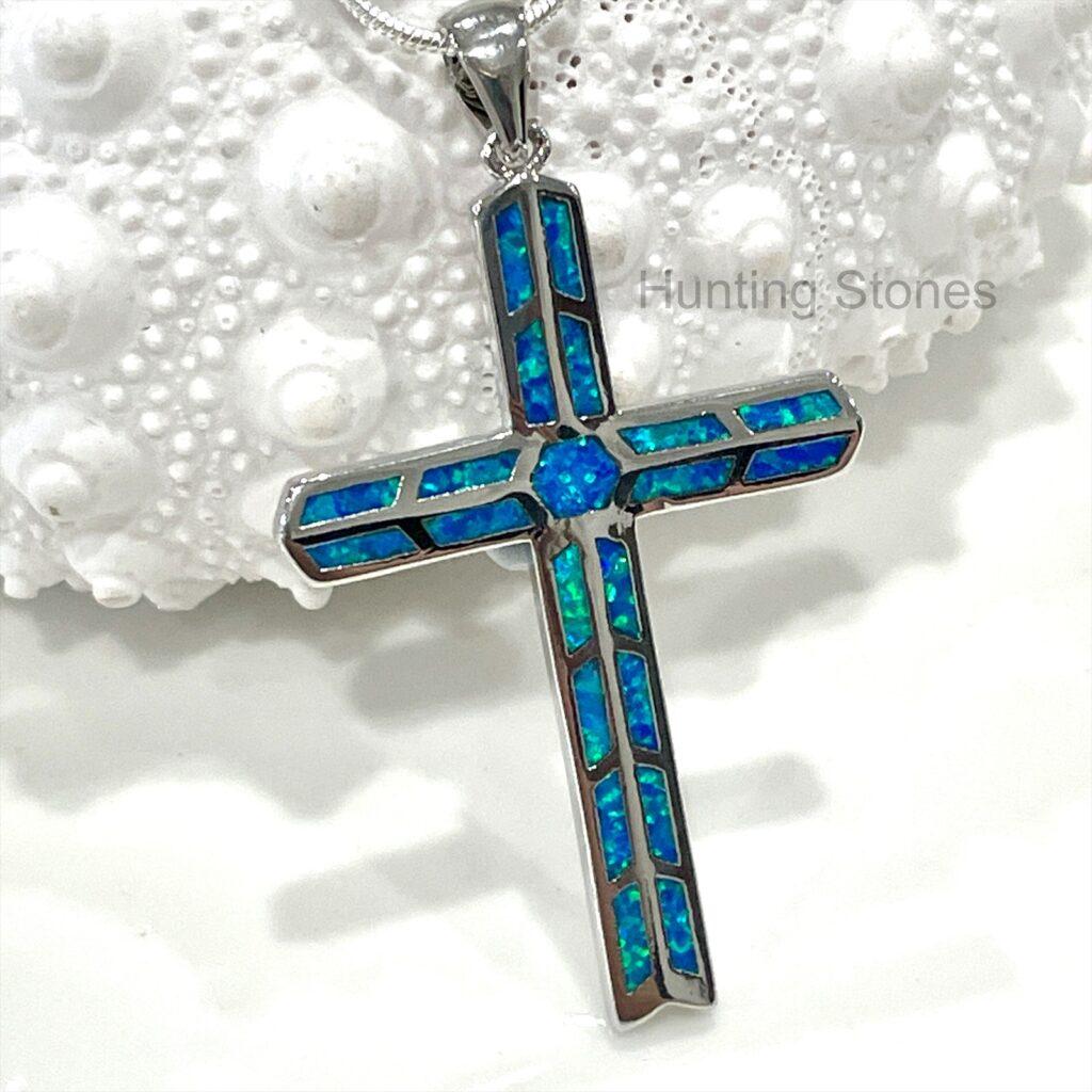 Genuine hotsell opal cross