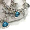 Beautiful Beach Collection Bracelet Dolphin Turtle Blue Crystal