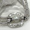 Genuine leather with pearl bracelet 8 inch
