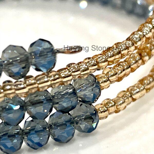 Handmade Crystal Bracelet 4 layers