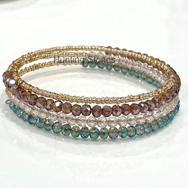 Handmade Crystal Bracelet 4 layers